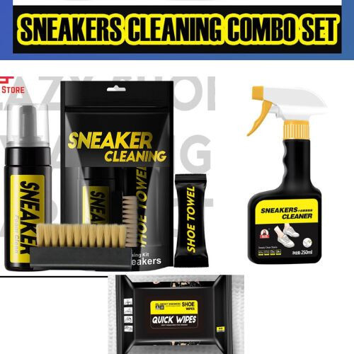Quick shoes cleaning - shoes, kit