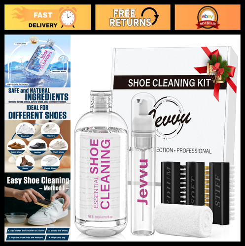 Shoe cleaning kit fl oz - cleaning,