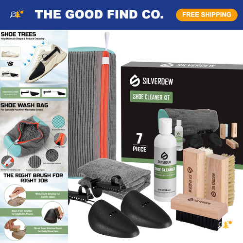 Complete 7pcs shoe cleaning - 7pcs,