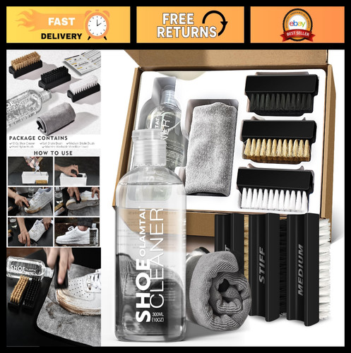 Shoe cleaner kit 10oz - -,